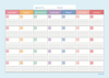 CALENDAR- REUTILIZABLE